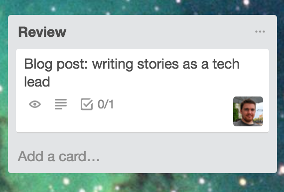 As a Tech Lead, you should write tickets more and Just Do The Thing less